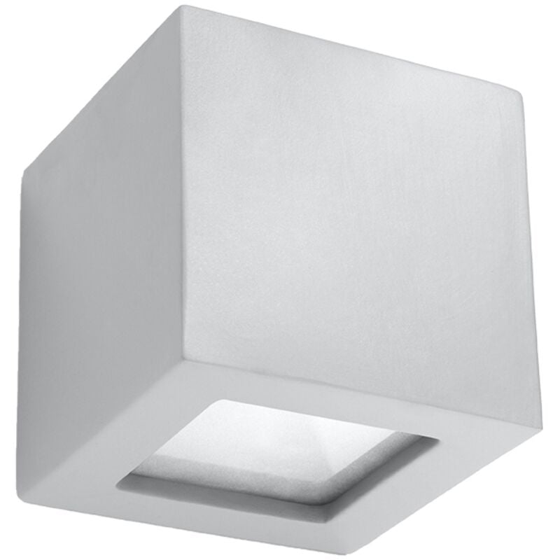 Sollux - Applique Leo céramique, verre 1xE27