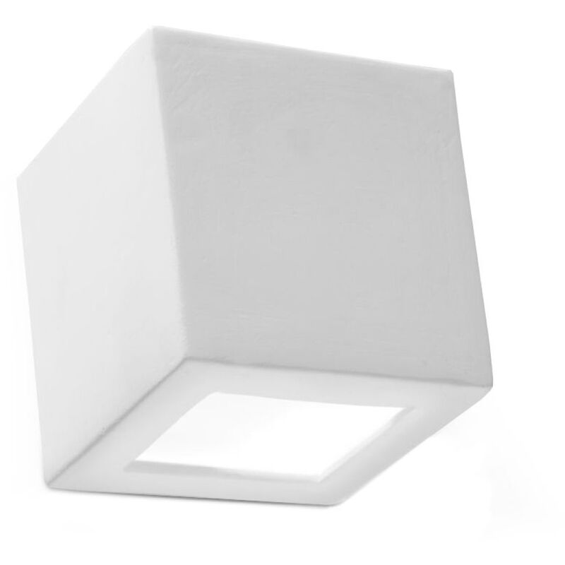 Sollux - Applique Leo céramique, verre 1xE27