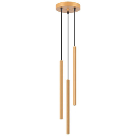 Sollux Arche Cluster Pendel-Deckenleuchte 3-flammig Gold