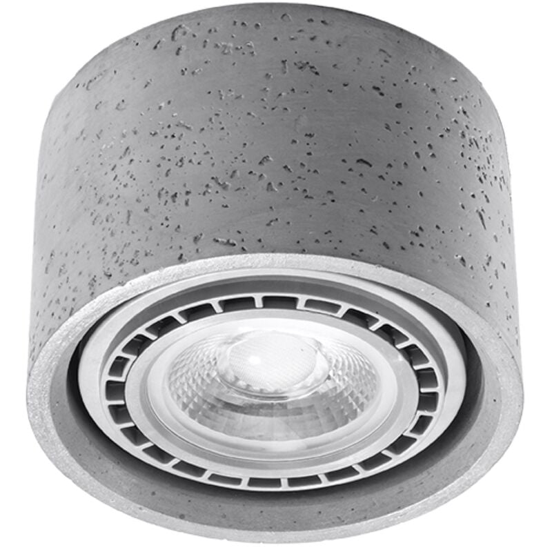 Plafonnier Basic béton 1xGU10 Sollux