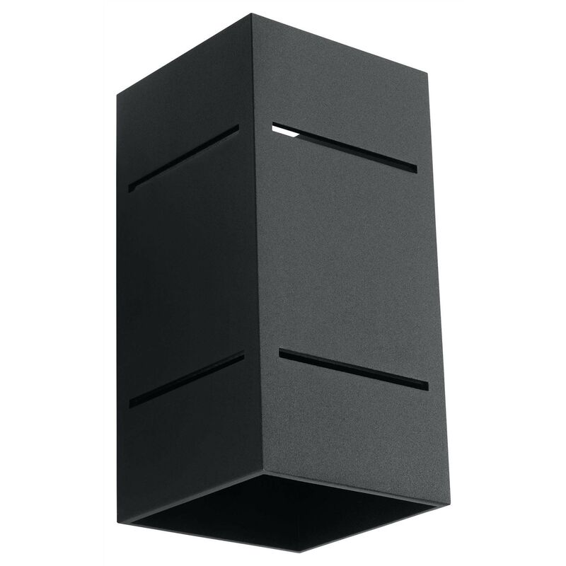 

Sollux Lighting - Sollux BLOCCO - 1 lámpara de pared empotrada en negro, G9