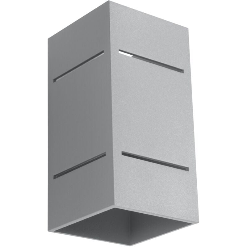 

Sollux Lighting - Sollux BLOCCO - 1 pared a ras de luz gris claro, G9