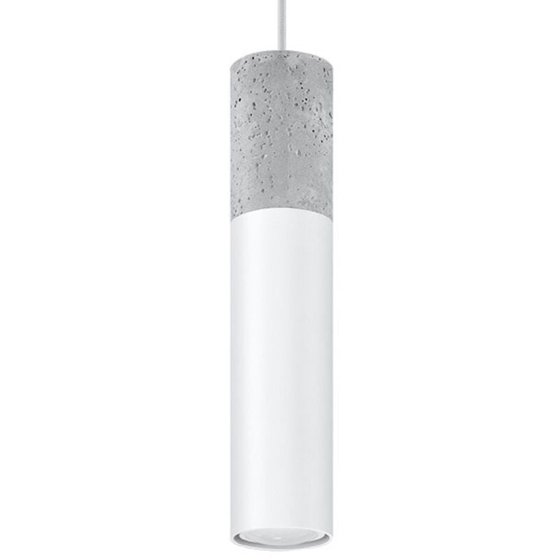 Sollux - Suspension Borgio Acier, béton 1xGU10