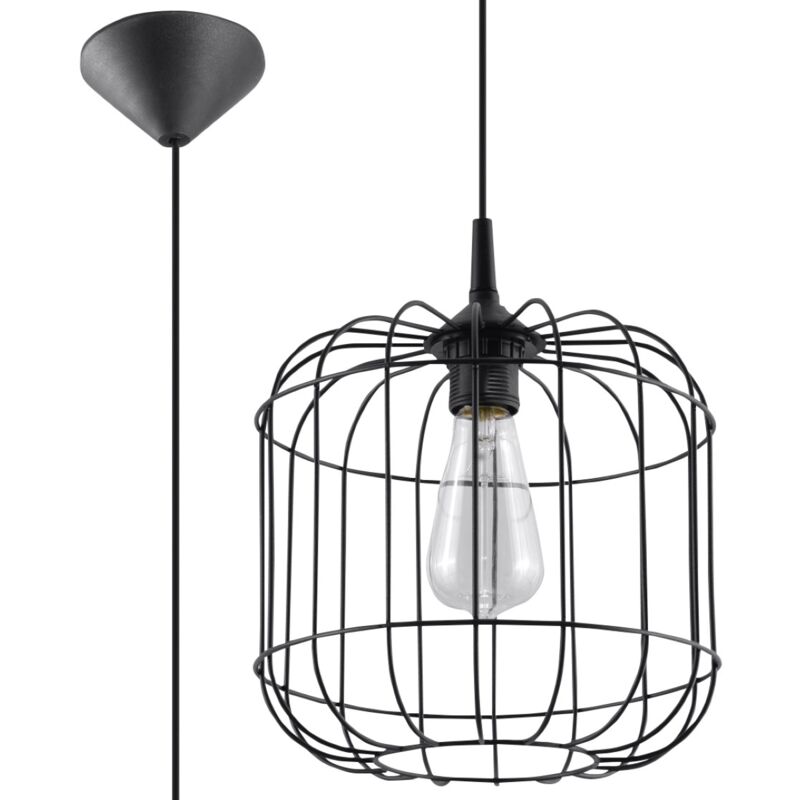 Black celta pendant lamp