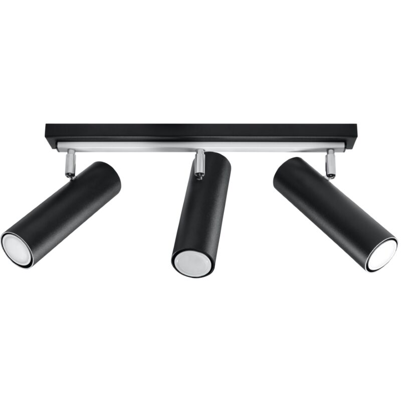 Lampada da soffitto Direzione nero 45x20x6cm Sollux