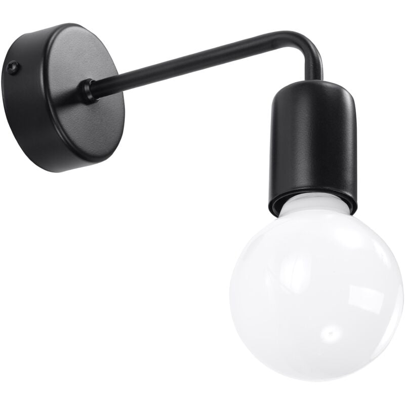 Applique Duomo acier 1xE27 Sollux