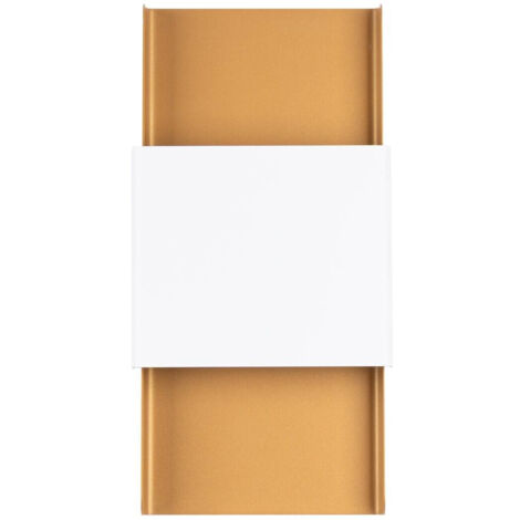 Sollux Durlin Lampada da parete Flush Oro, Bianco