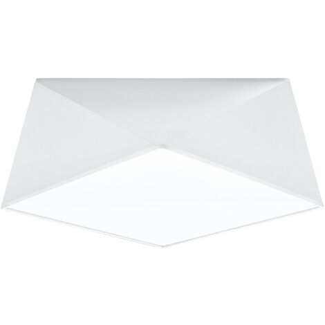 Sollux HEXA Plafonniers Plafonniers Flush Light Blanc E27