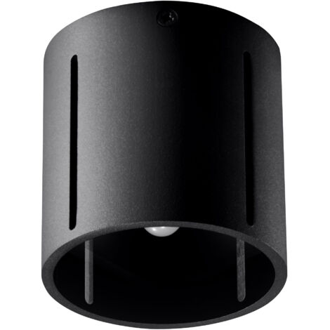 Sollux INEZ - 1 Light Flush Deckenleuchte Schwarz, G9