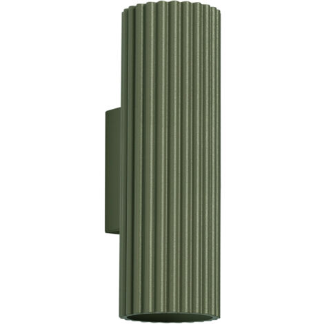 Sollux Karbon Lampada da parete minimalista Up Down 20cm verde oliva