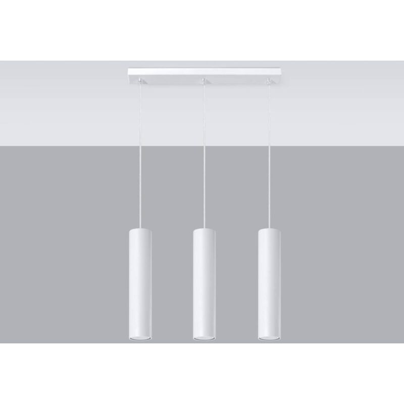 Sollux - Suspension lagos 3 blanc 3 x GU10 SL.0325