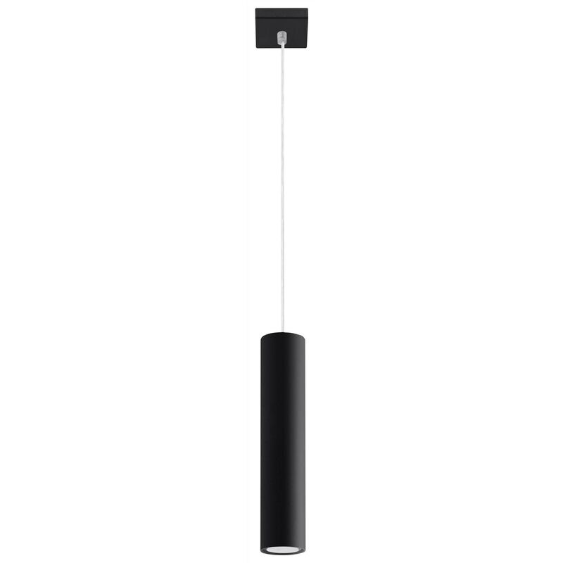 Sollux LAGOS - Plafonnier à 1 ampoule noir, GU10