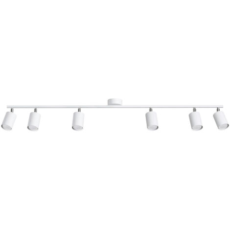 Sollux Lemmi Foco de techo moderno Bar blanco 6x GU10