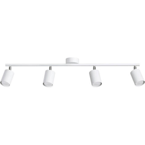 Sollux Lemmi Moderne Deckenstrahlerleiste Weiß 4x GU10