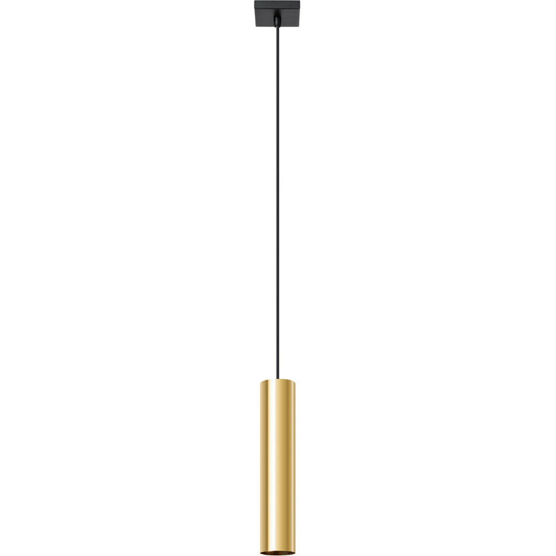 Image of Sollux - Lagos Plafoniera moderna a sospensione sottile oro lucido 1x GU10