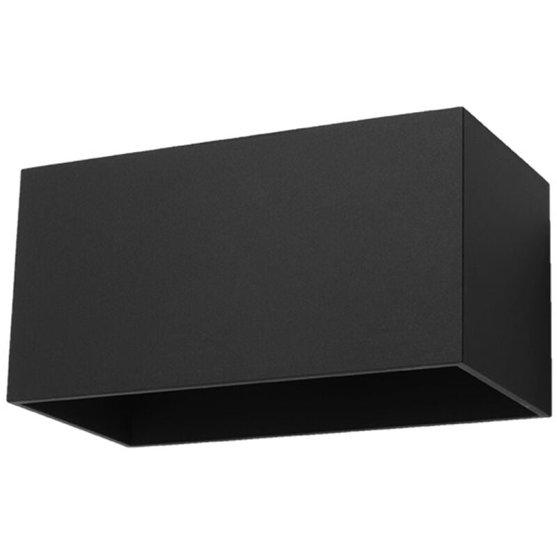 Sollux - Lampada da parete Quad nero 20x10x12cm