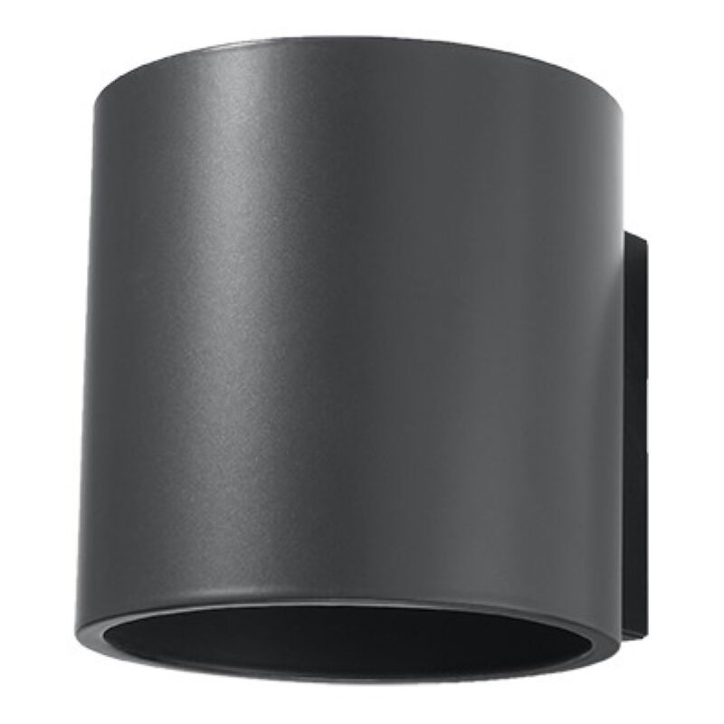 Lampada da parete Orbis antracite 10x10x12cm Sollux