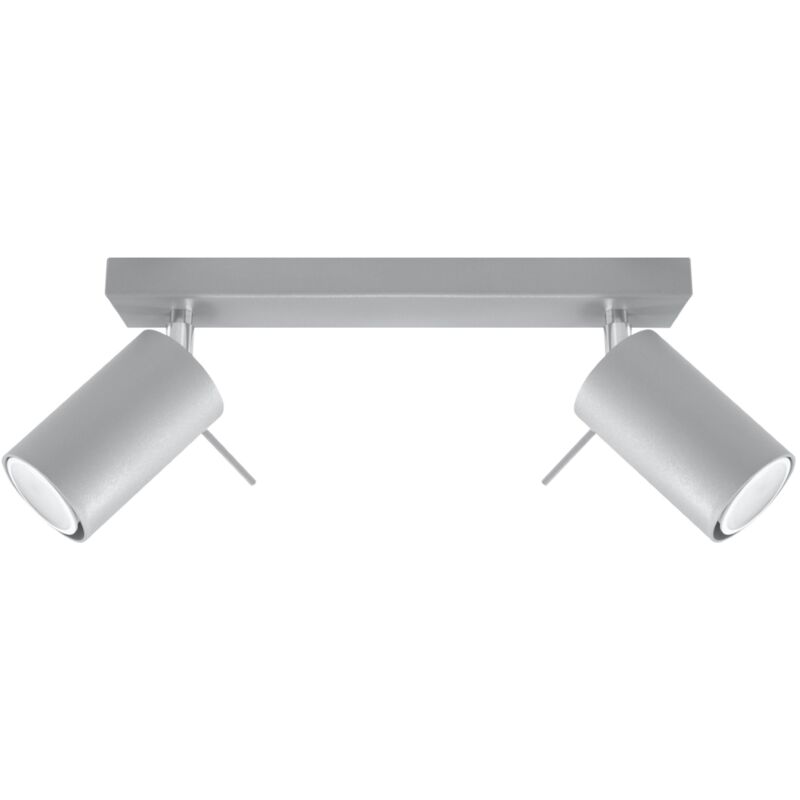 Lampada da soffitto Ring grigio 30x16x6cm Sollux