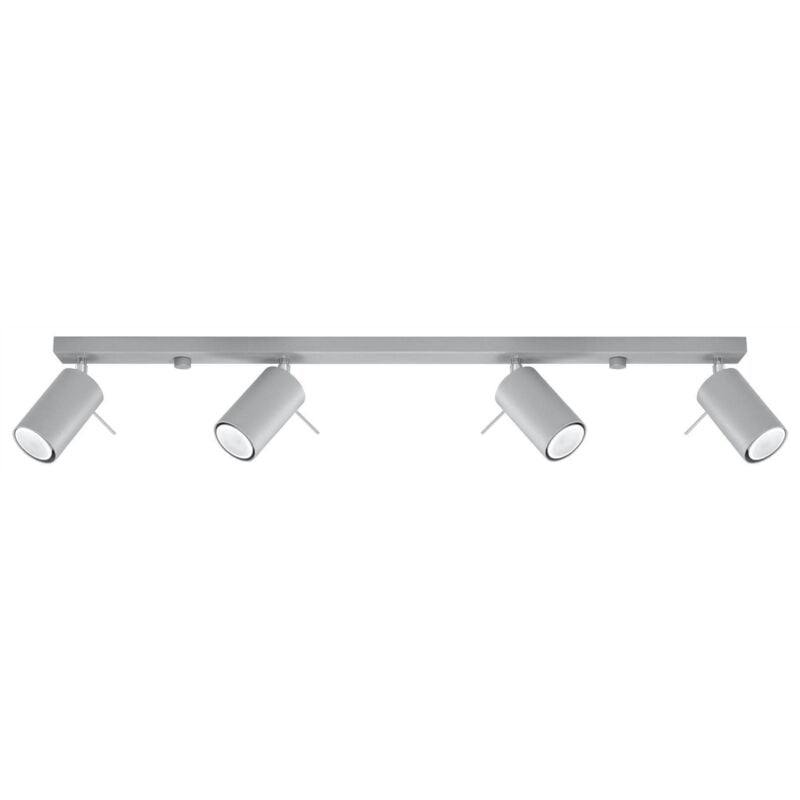 Sollux RING - 4 luci Spotlight Bar Grigio, GU10