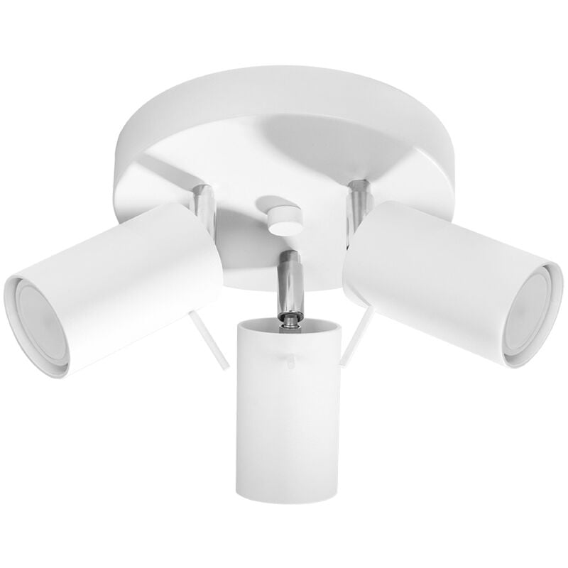 Plafonnier Ring acier 3xGU10 Sollux