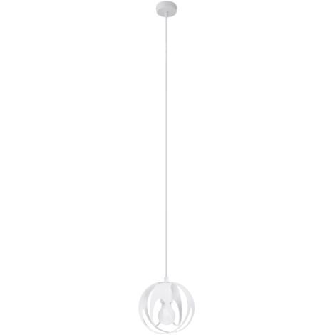 Sollux Lighting Tulos Kugelpendel-Deckenleuchte, weiß, 1x E27