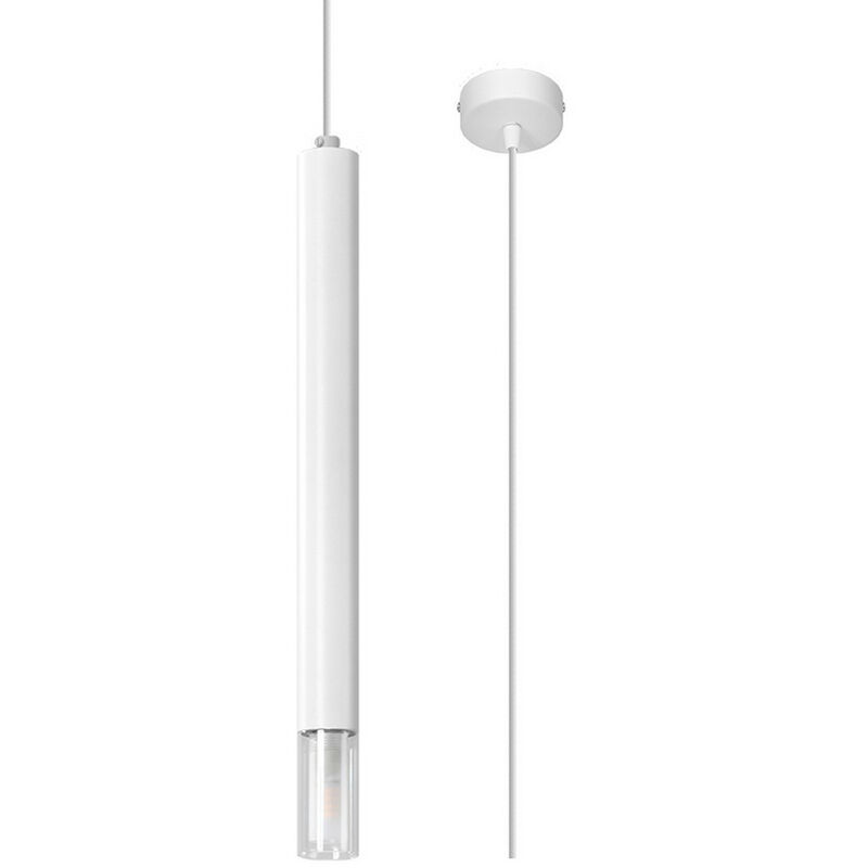 Image of Lighting Wezyr Plafoniera a sospensione Slim, bianca, 1x G9 - Sollux