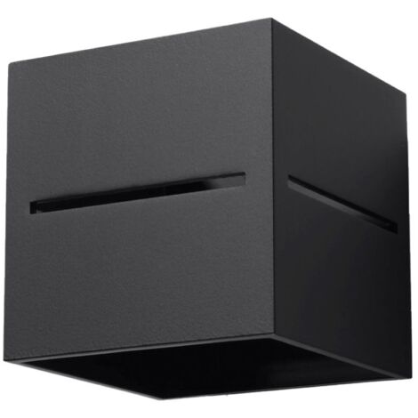 Sollux LOBO - 1 Light Up Down Wall Light Schwarz, G9
