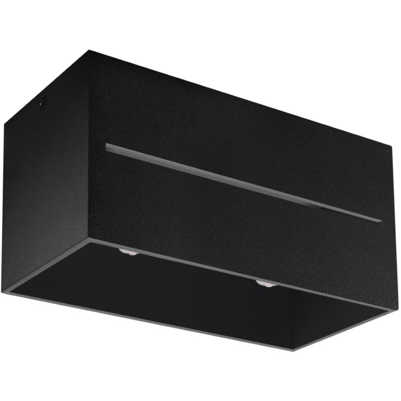 Lobo 2 black ceiling lamp