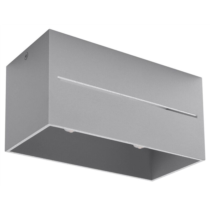 

Sollux Lighting - Sollux LOBO - 2 Luz de techo gris, GU10