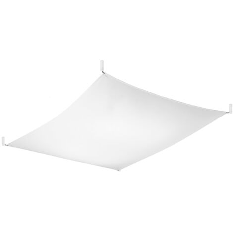 Sollux LUNA Tissu Décoratif Encastré Blanc Clair G13