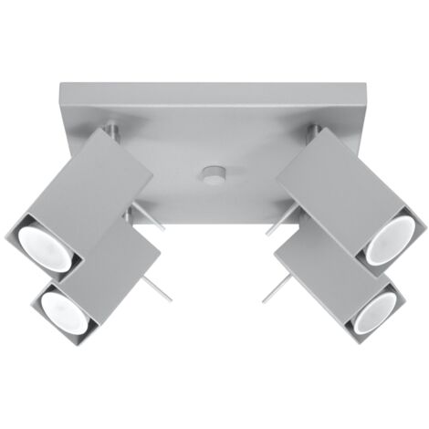 Sollux MERIDA - 4 Light Spotlight Cluster Grau, GU10