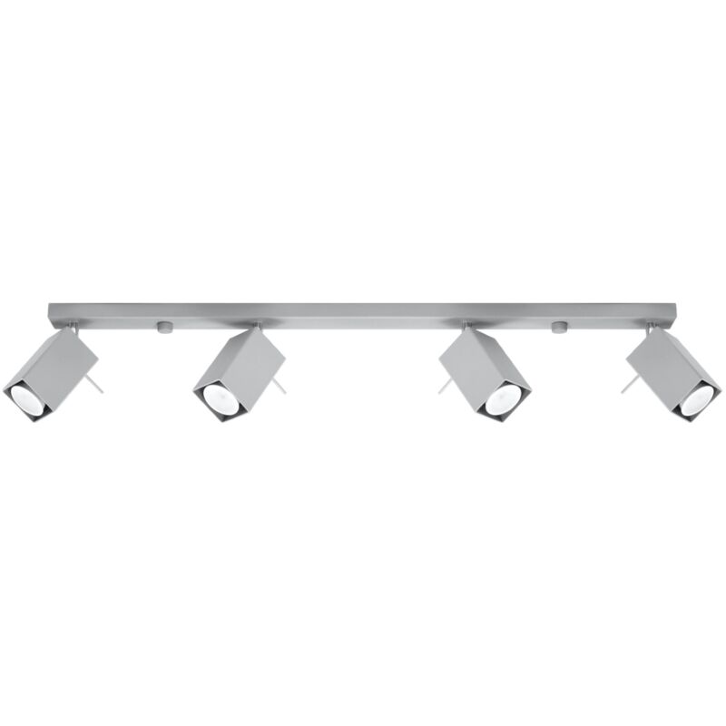 Lampada da soffitto Merida grigio 80x16x6cm Sollux