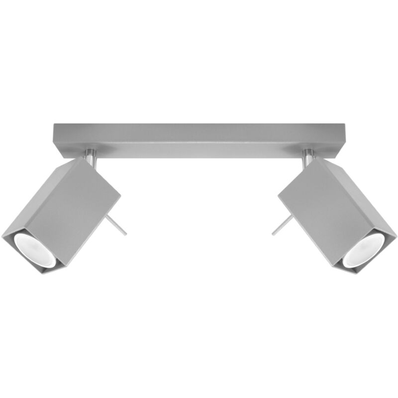 Lampada da soffitto Merida grigio 30x16x6cm Sollux