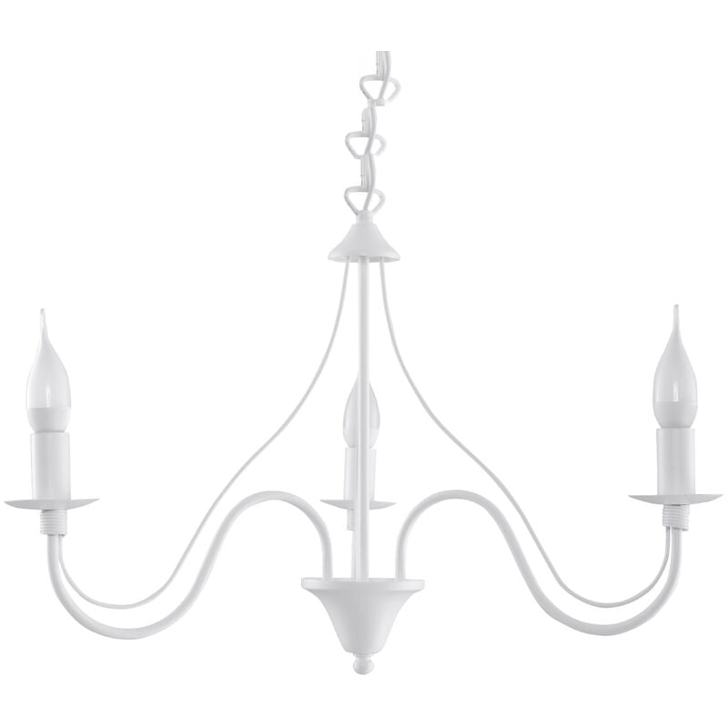 Sollux - Lustre Minerwa acier 3xE14