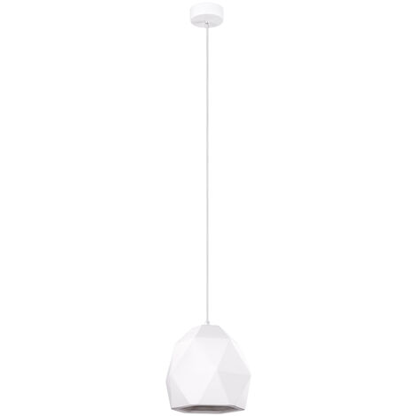 Sollux Mint Plafonnier suspendu moderne et fin, blanc, 1x E27