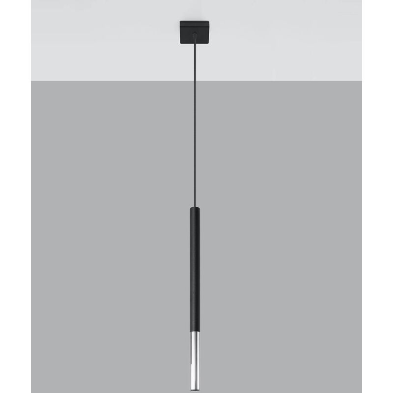 Suspension MOZAICA 1 noir/chrome G9 IP20 SL.0885 Sollux