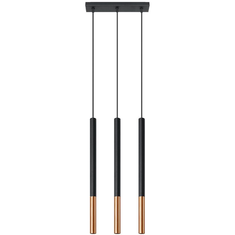 Suspension Mozaica acier 3xG9 Sollux