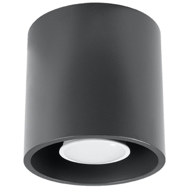 Sollux - Lampada da soffitto Orbis antracite 10x10x10cm