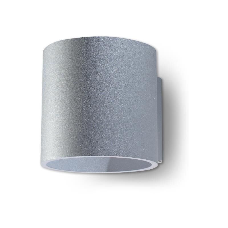 Applique murale orbis 1 aluminium 1x G9 gris Sollux SL.0048