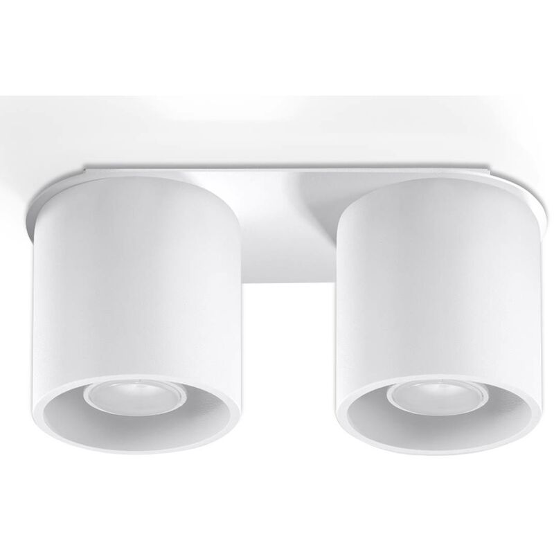 Image of Luce di soffitto Orbis 2 l bianco: 26, b: 11, h: 12, GU10, dimmable