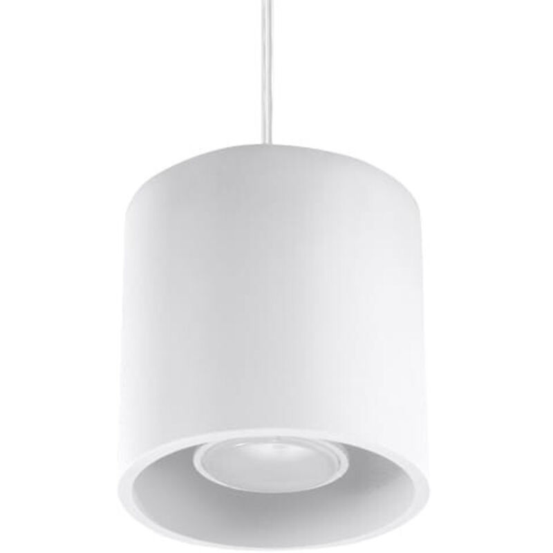 

Sollux Lighting - Sollux ORBIS - Lámpara colgante de techo redonda con 1 luz Blanca, GU10
