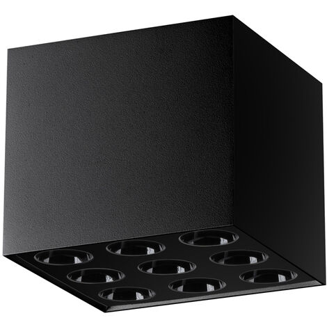 Sollux Ozzy Downlight minimaliste monté en surface noir