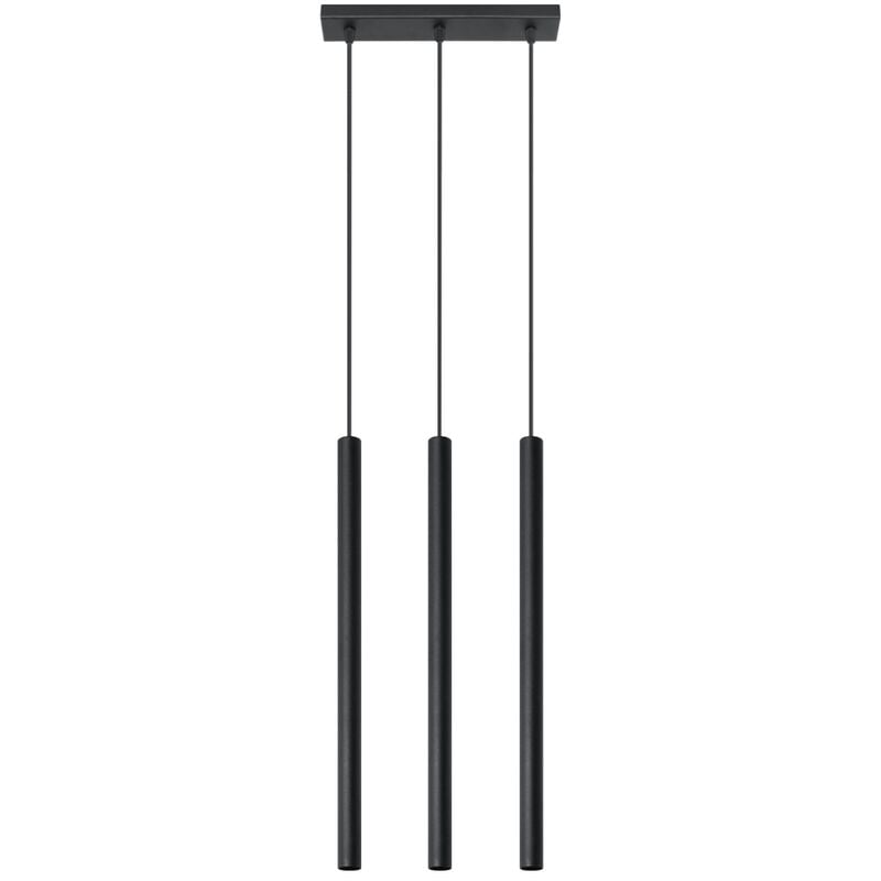 Suspension Pastelo acier 3xG9 Sollux