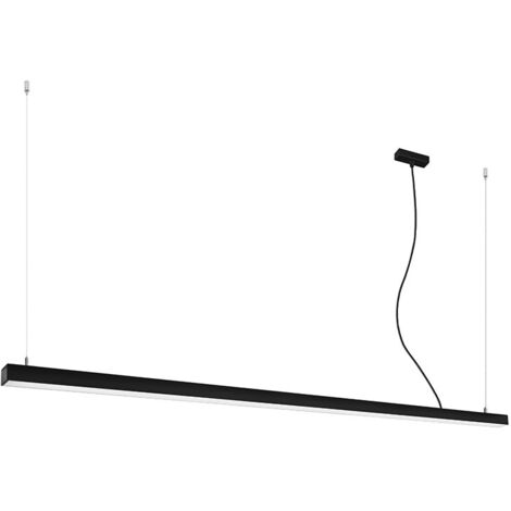 Sollux Pinne Plafón Led Integrado Colgante Negro