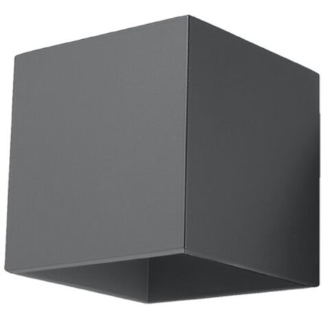 Sollux QUAD - 1 Light Up Down Flush Wandleuchte Anthrazit