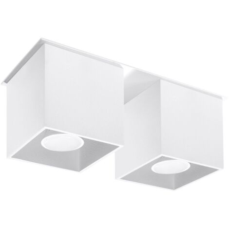 Sollux QUAD - 2 Light Suface Mounted Downlight Weiß, GU10