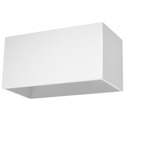 Sollux QUAD MAXI - 2 Light Up Down Flush Wandleuchte Weiß