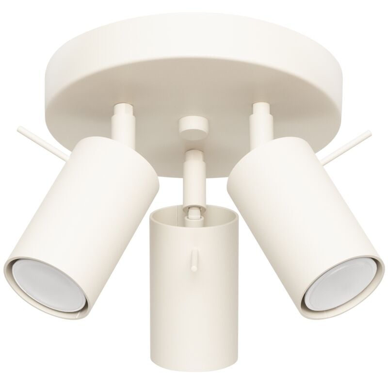 Sollux - Plafonnier Ring acier 3xGU10 19.5cm