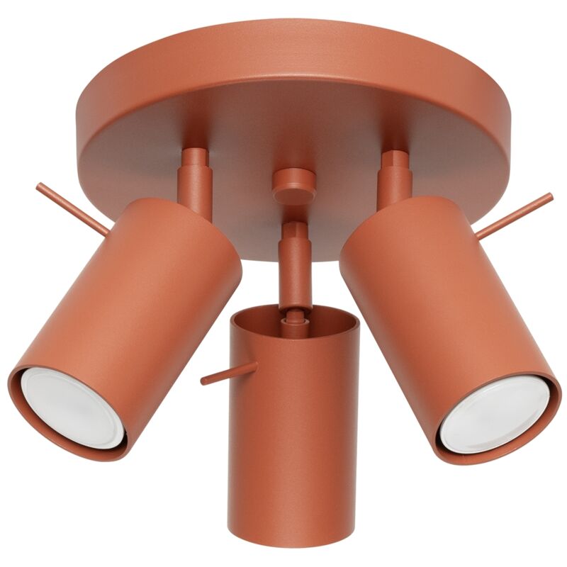 Sollux - Plafonnier Ring acier 3xGU10 19.5cm