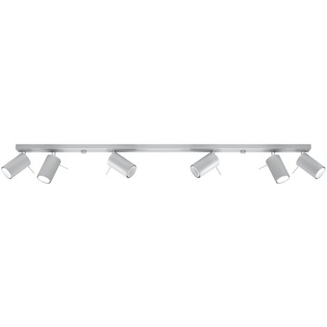 Sollux RING - Barre de projecteur à 6 lumières gris, GU10
